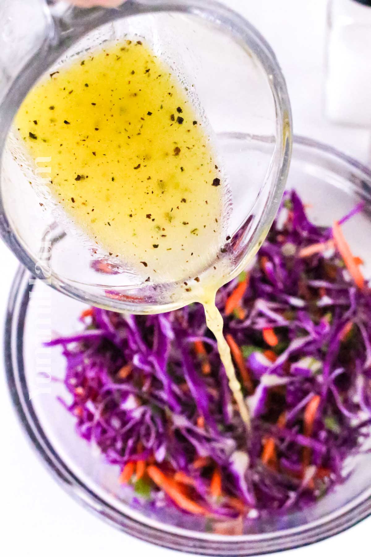 how to make Red Cabbage Slaw (for Tacos)