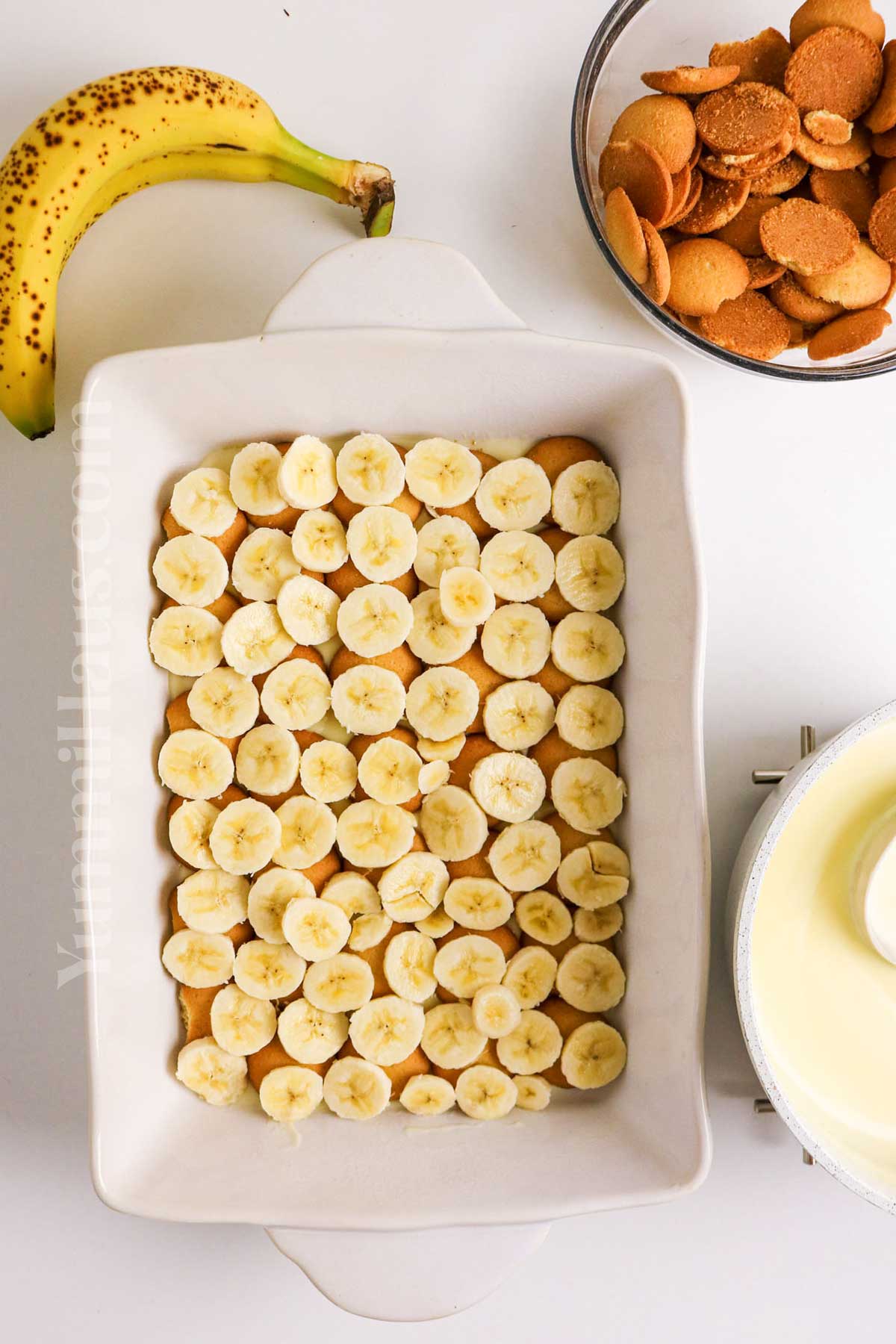 making pudding dessert
