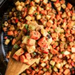 Sweet Potato and Potato Hash