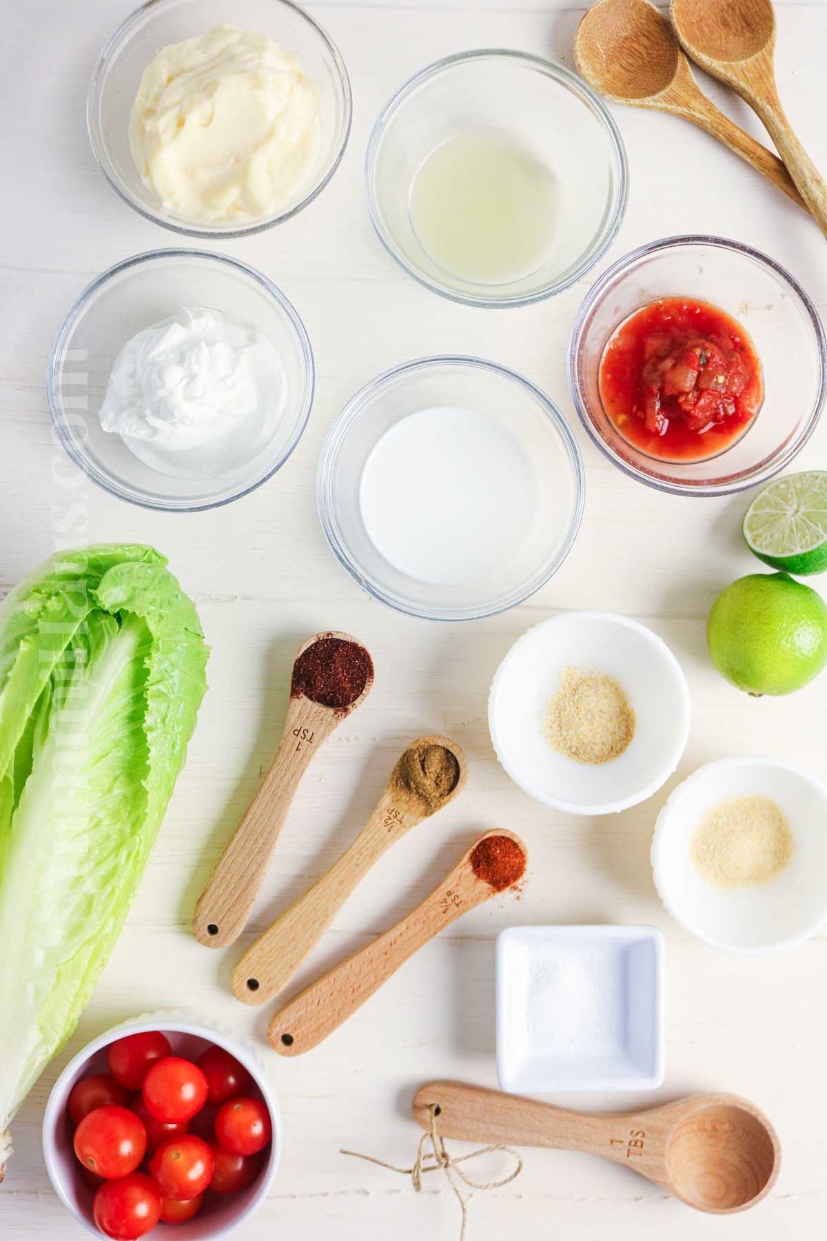 Taco Salad Dressing ingredients