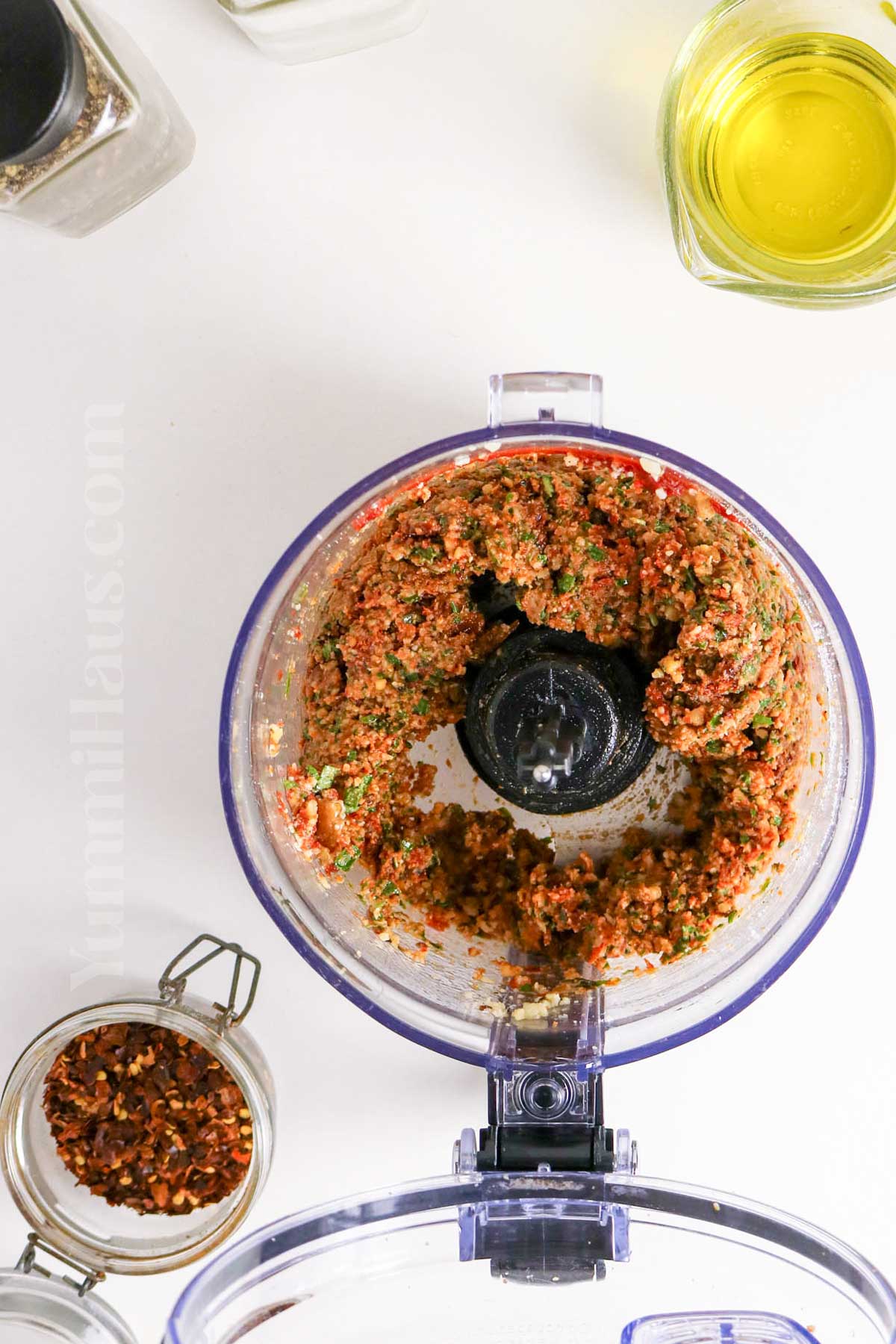 making the sauce