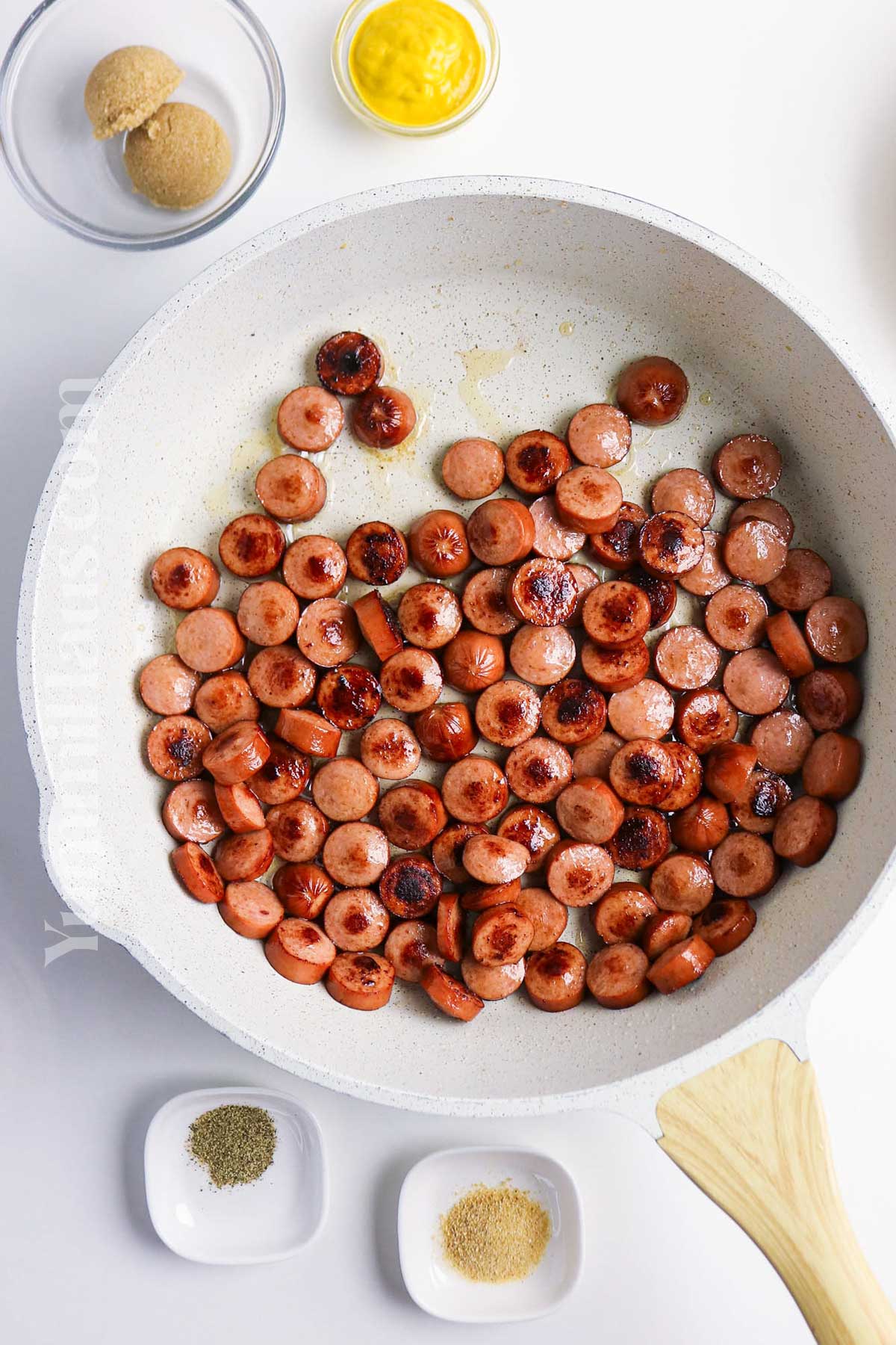 cooking in the skillet