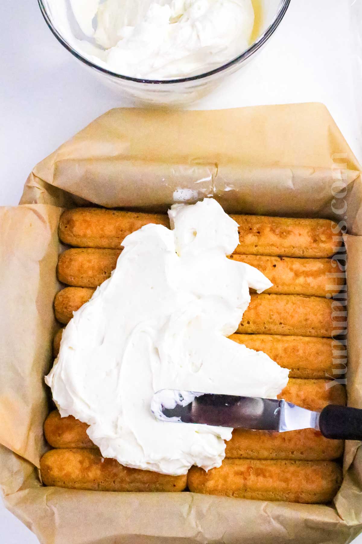 assemble the tiramisu