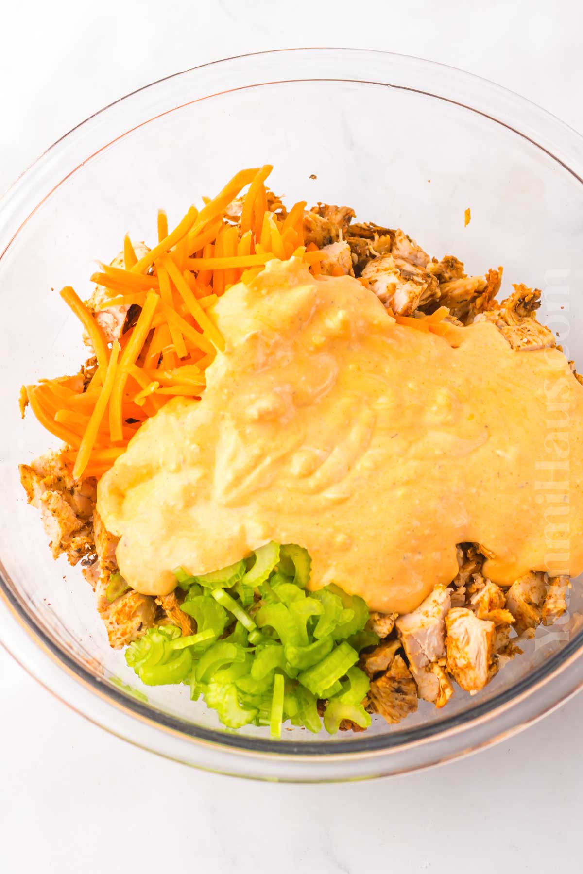 how to make Buffalo Chicken Salad