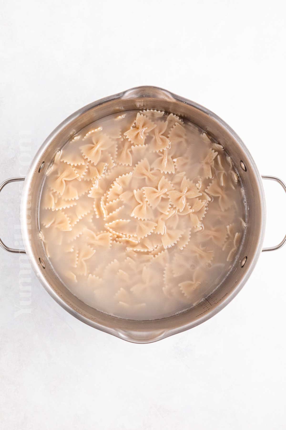 boilng the pasta