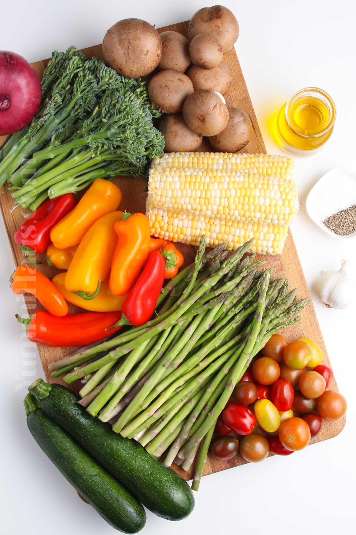 Grilled Vegetable ingredients