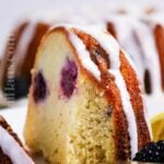 Lemon Blackberry Bundt Cake