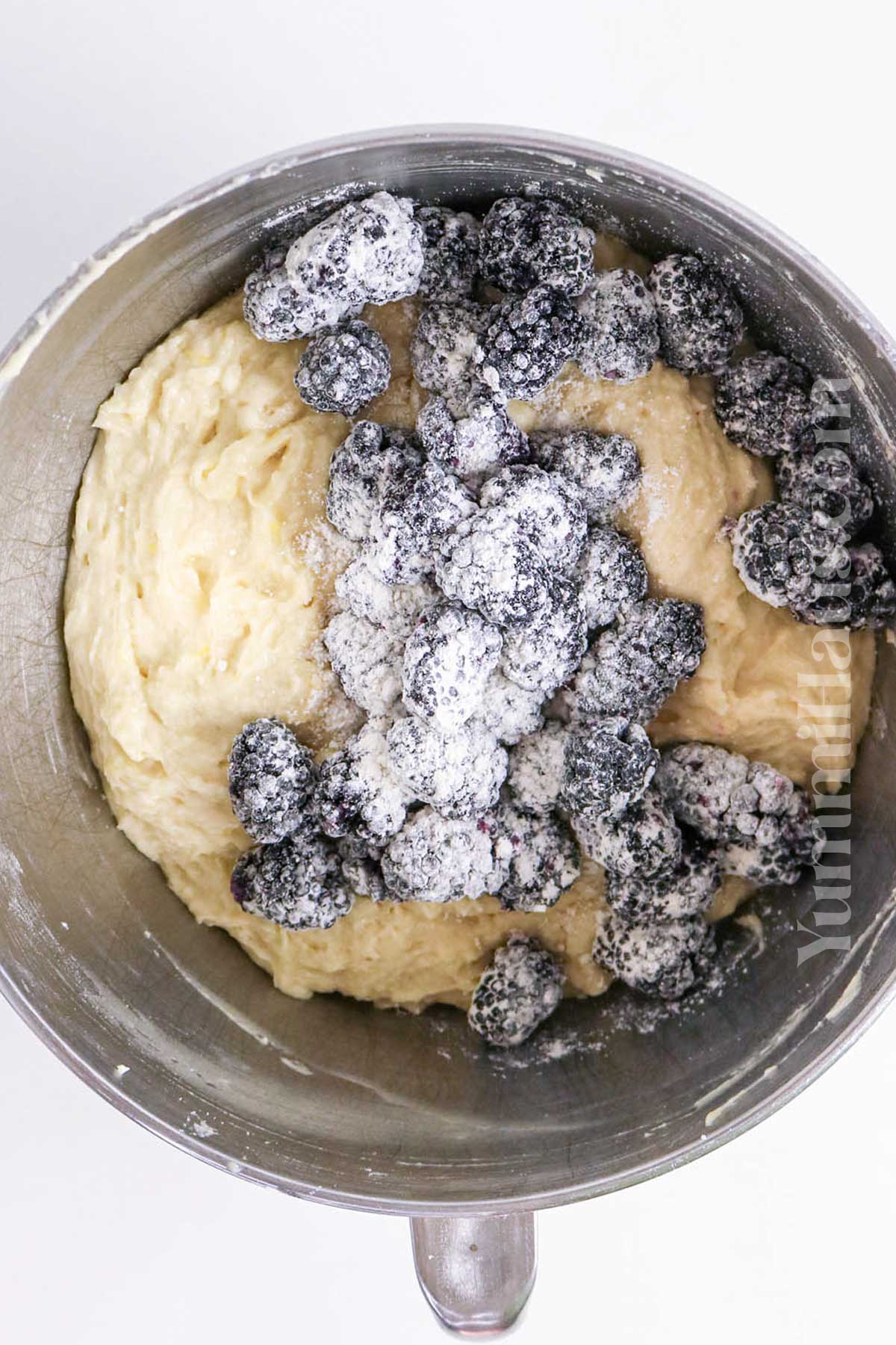 how to make Lemon Blackberry Bundt Cake