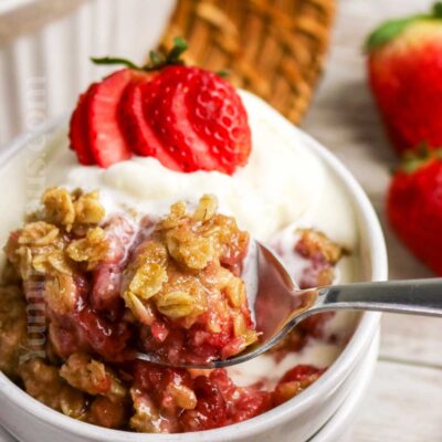 Strawberry Crumble