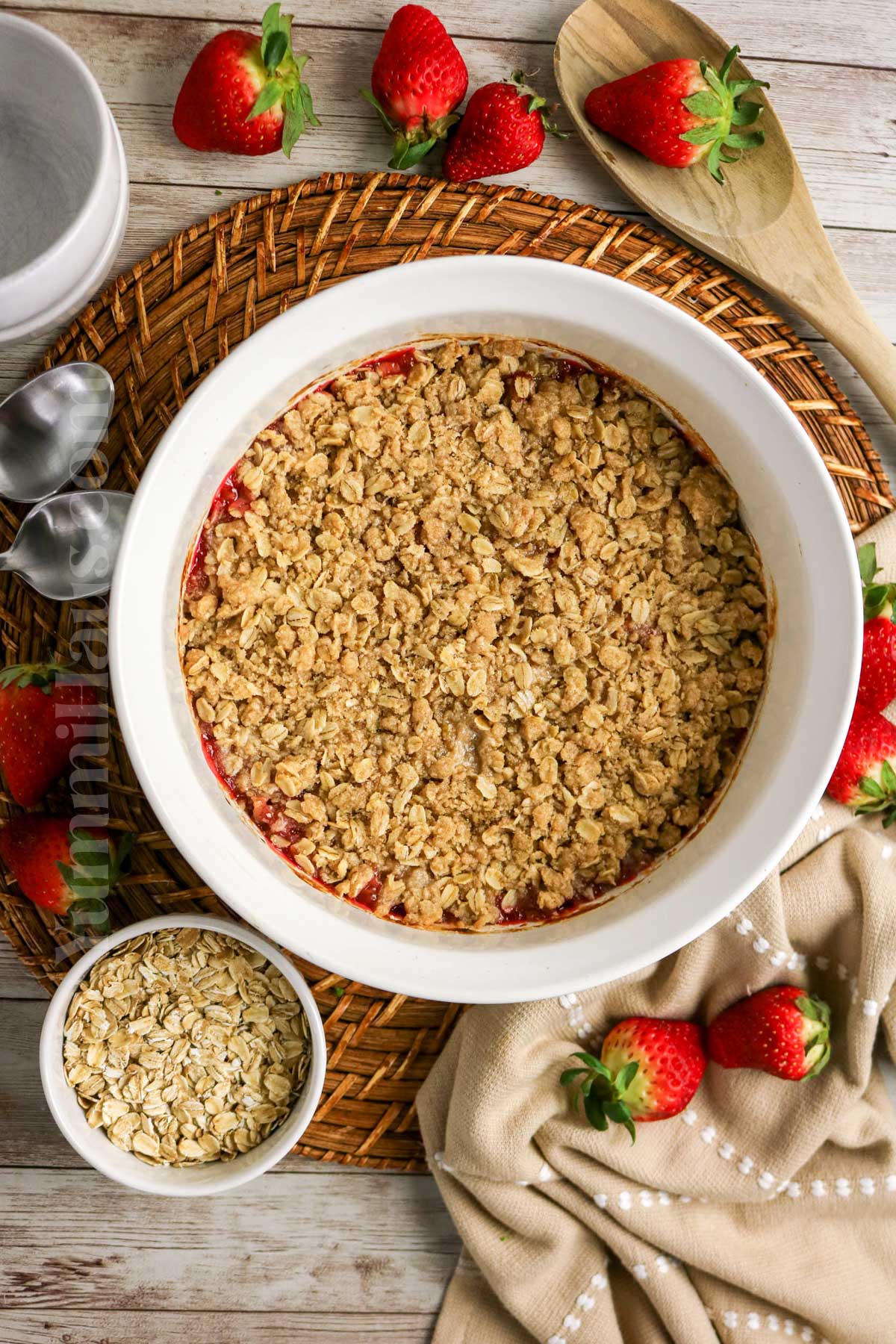 baked strawberries