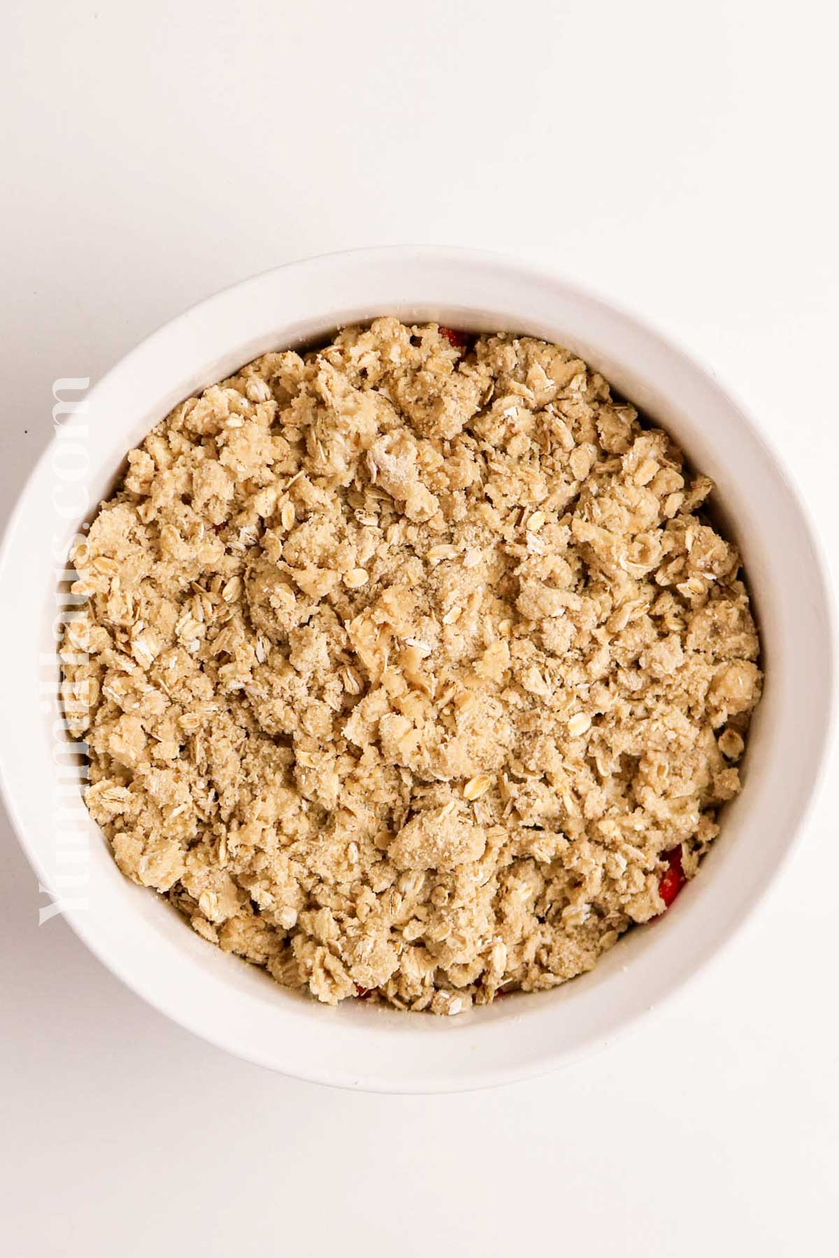 how to make Strawberry Crumble