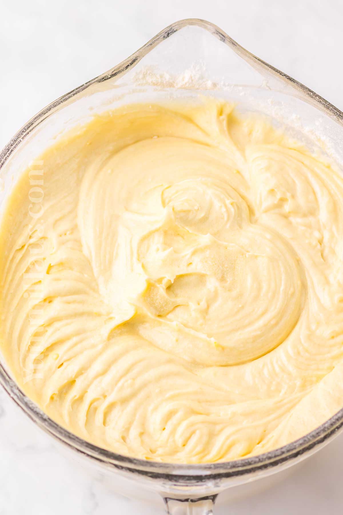 lemon cake batter