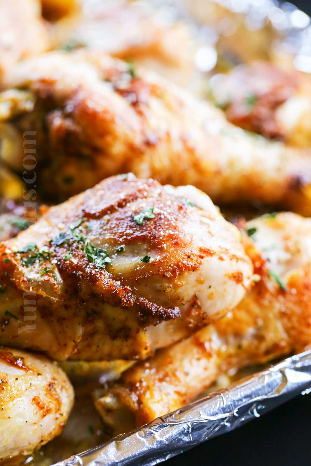 oven baked chicken legs