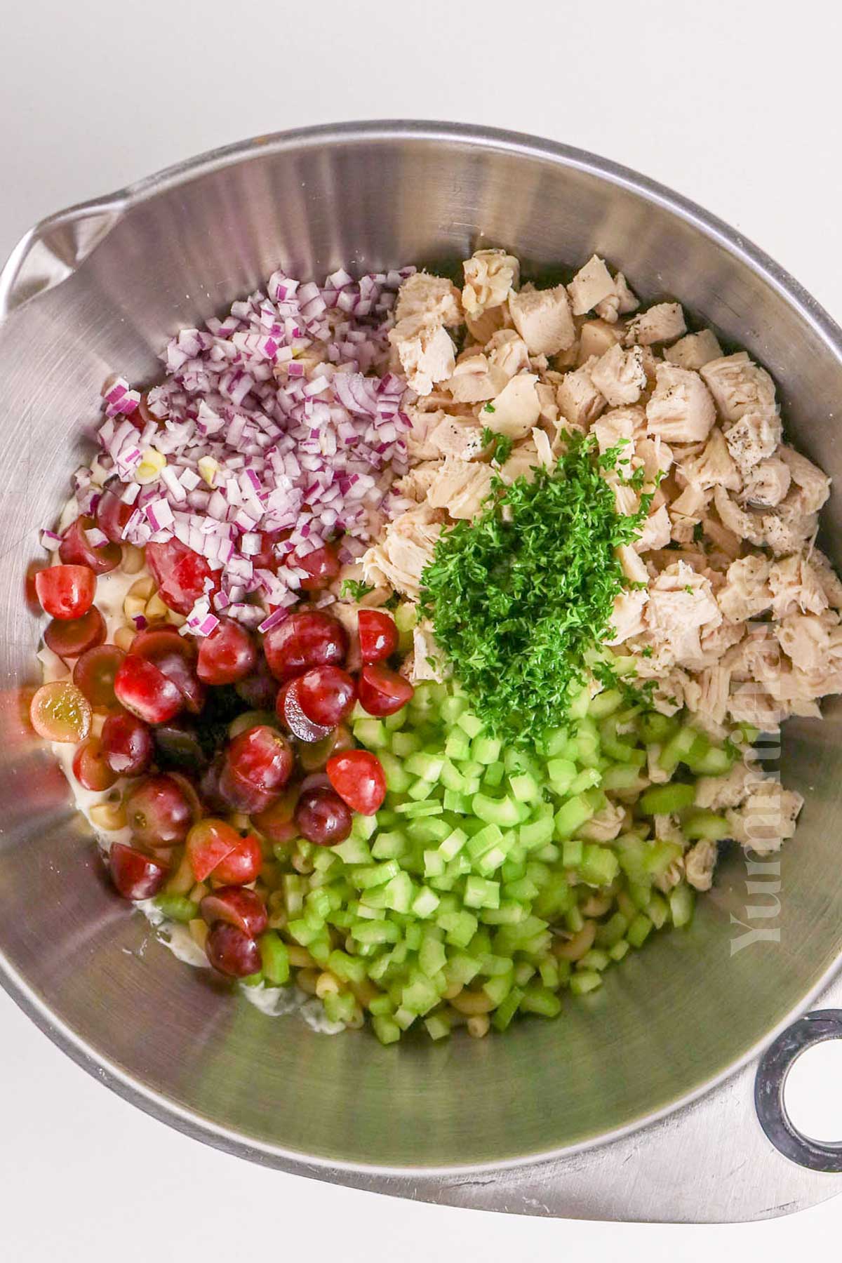 how to make Chicken Salad Pasta Salad