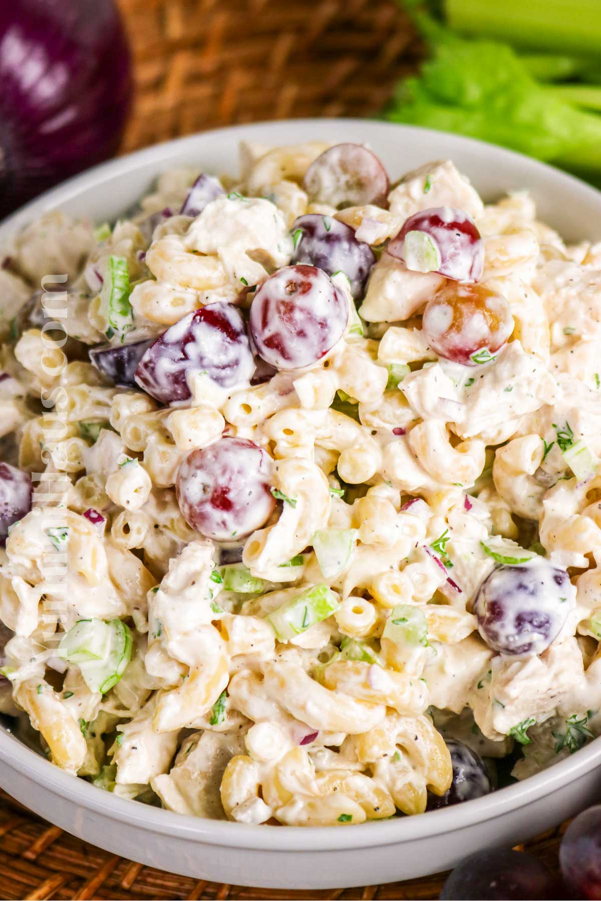 potluck side dish with grapes