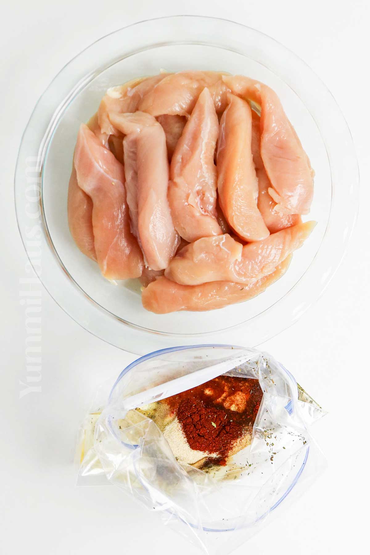 Grilled Chicken Tender ingredients