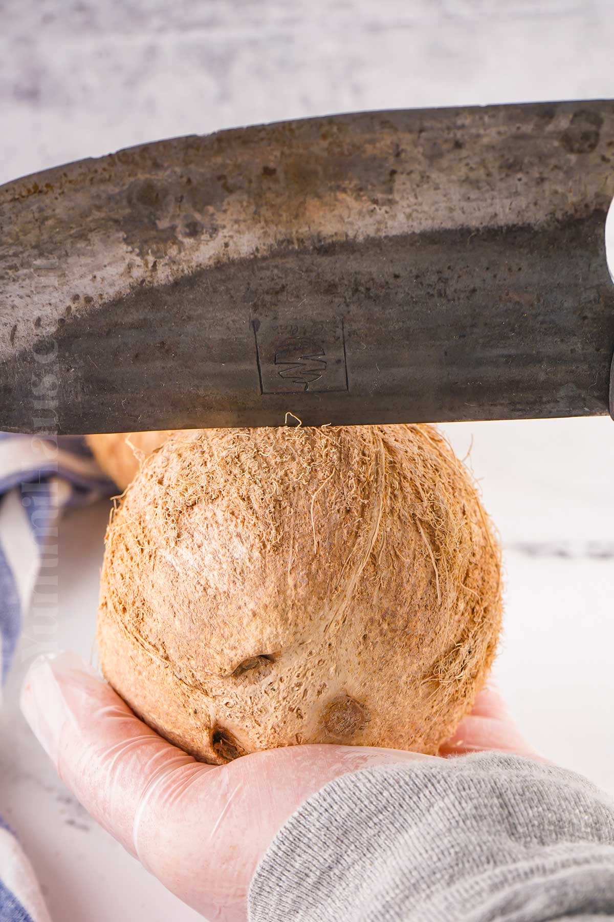 back of knife technique