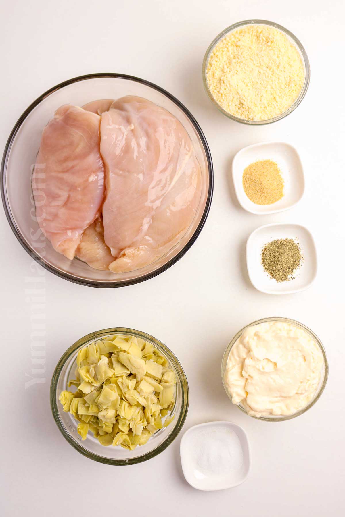 Artichoke Chicken ingredients
