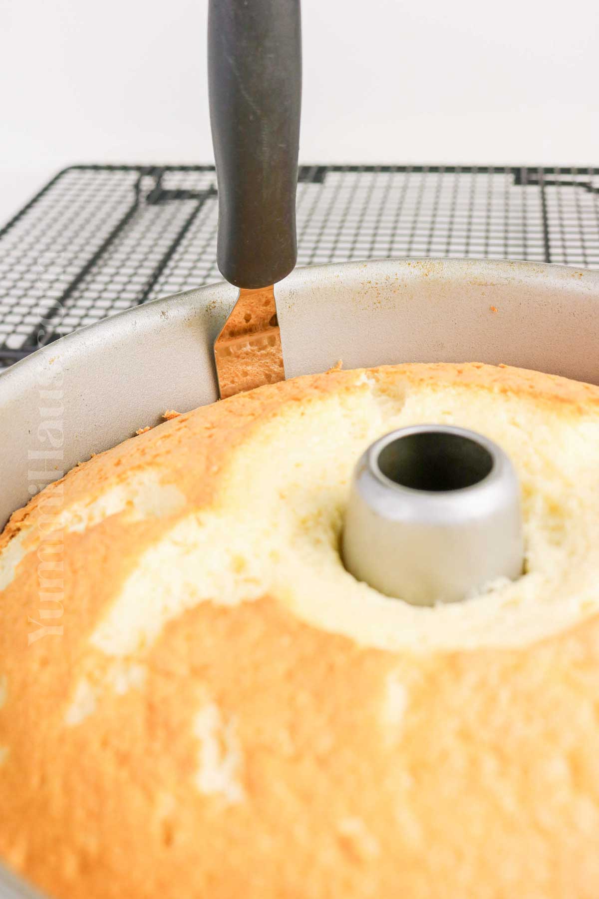 release from tube pan