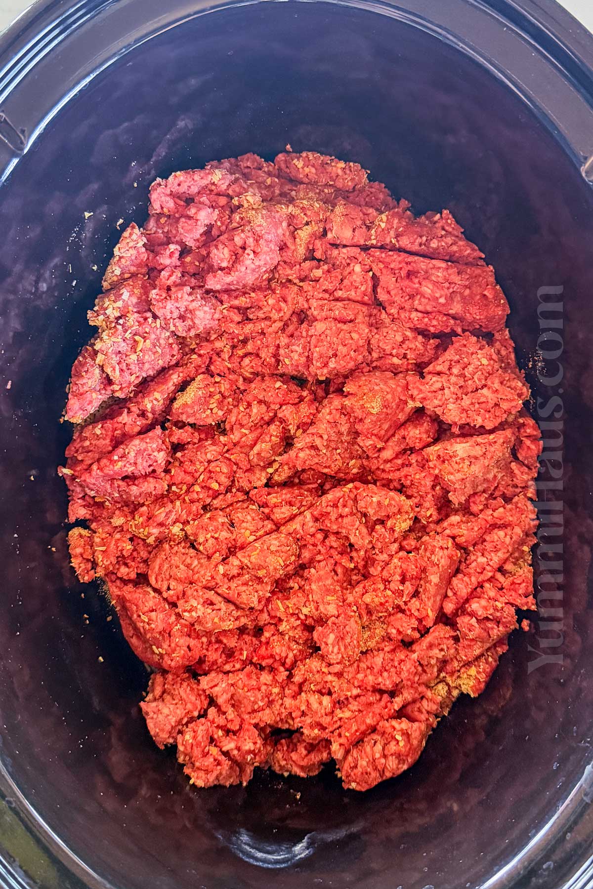 how to make Slow Cooker Ground Beef