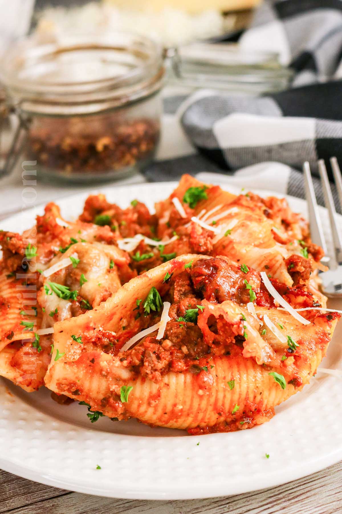 baked shells