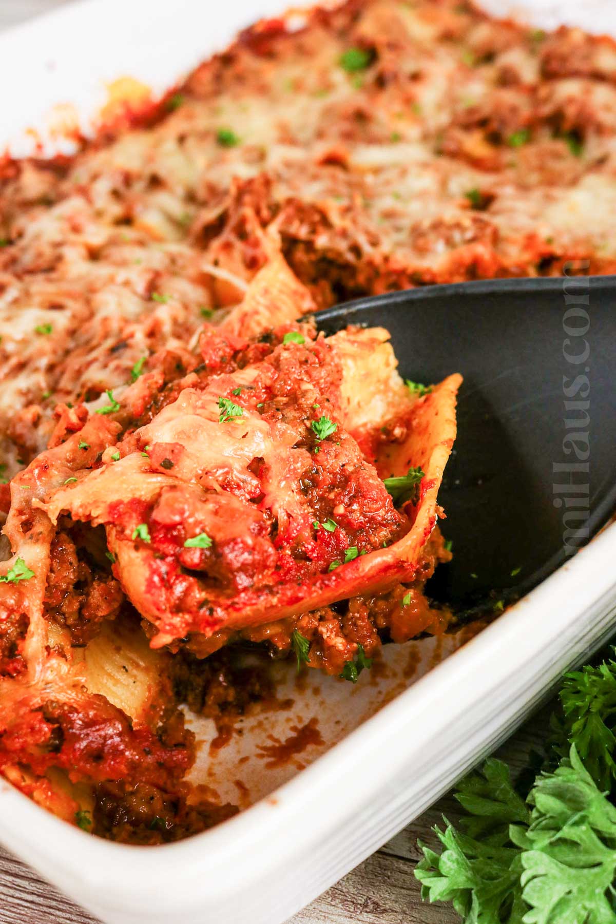 Beef Stuffed Shells recipe