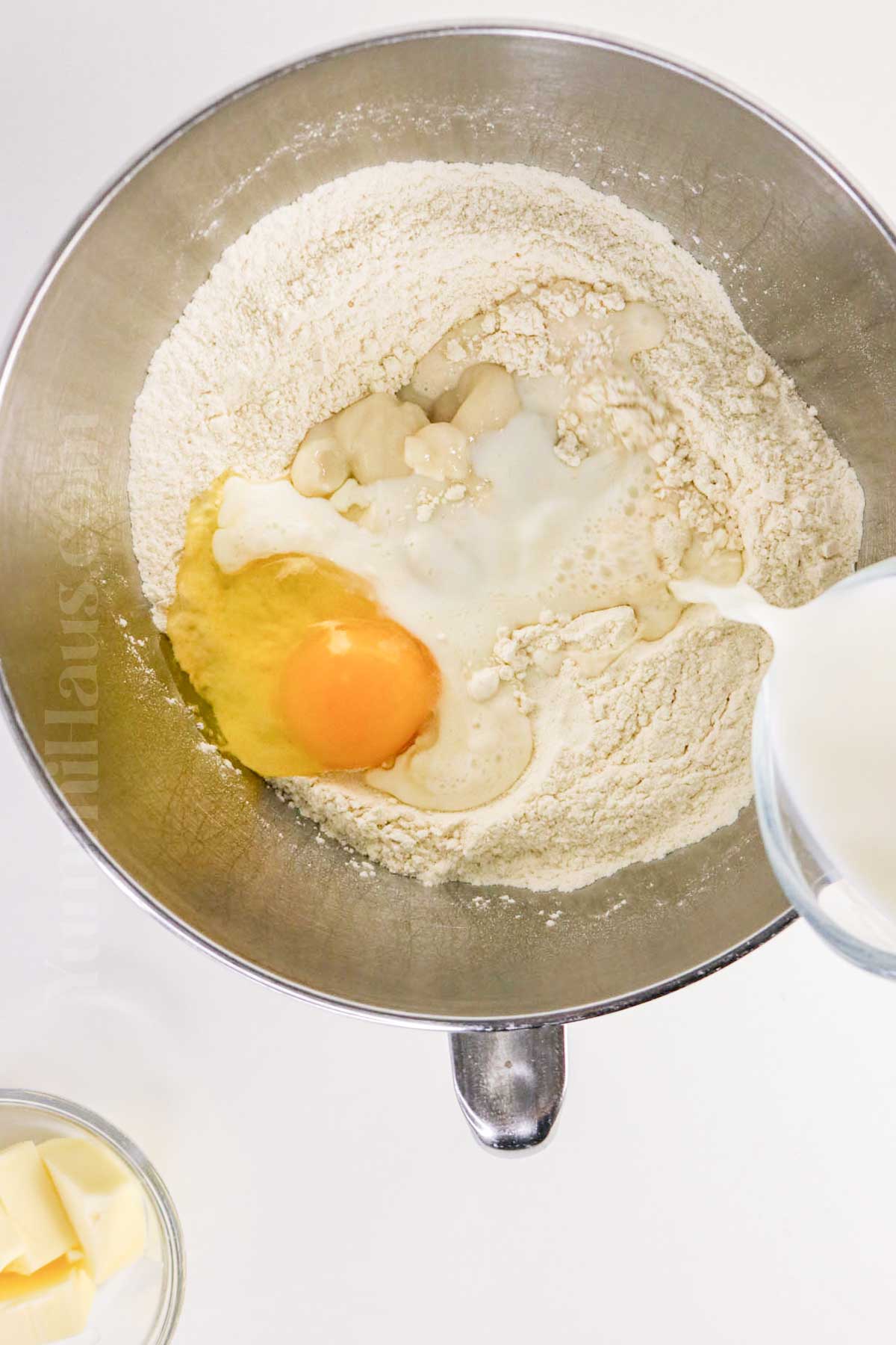 milk bread dough