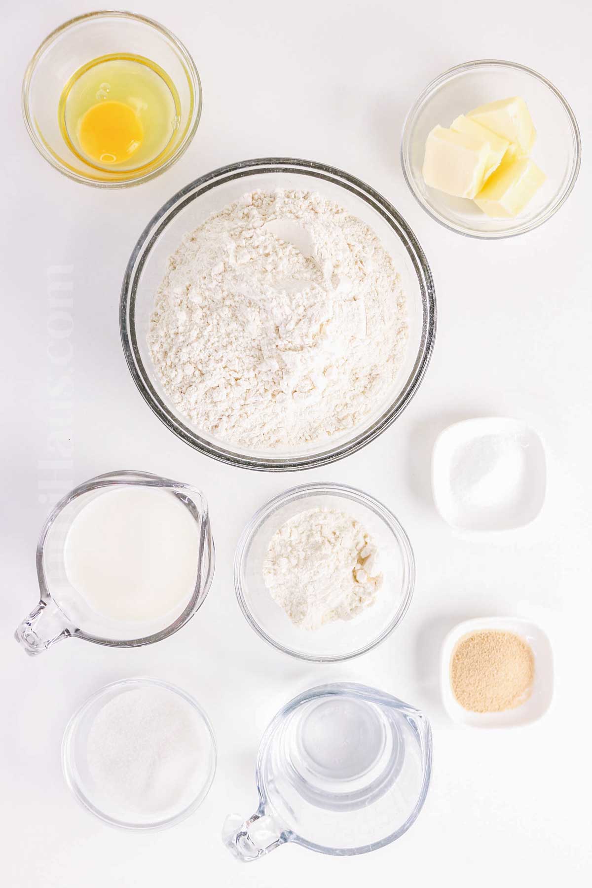 Japanese Milk Bread ingredients