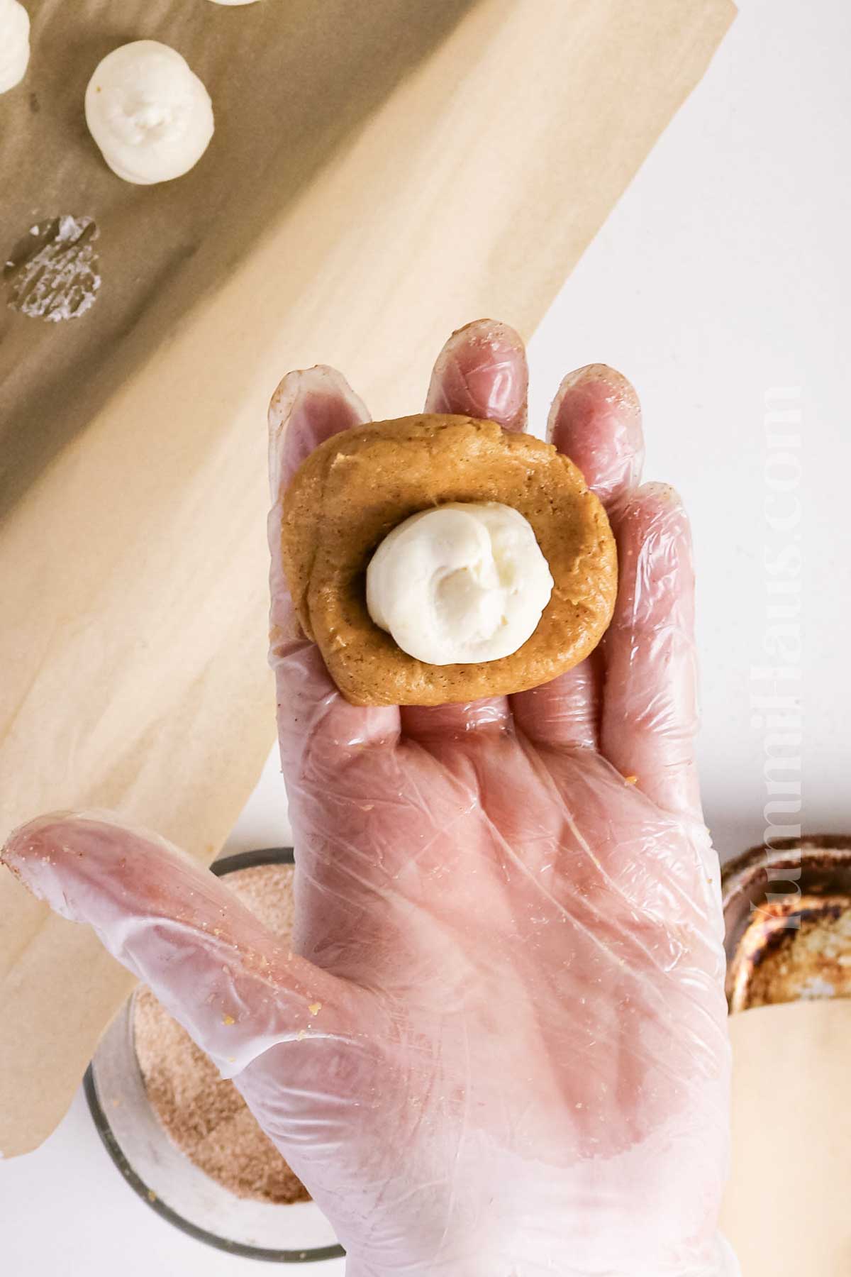 how to make Pumpkin Cheesecake Cookies