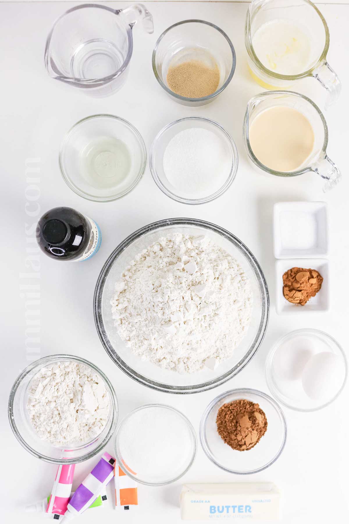 Conchas - Pan Dulce ingredients