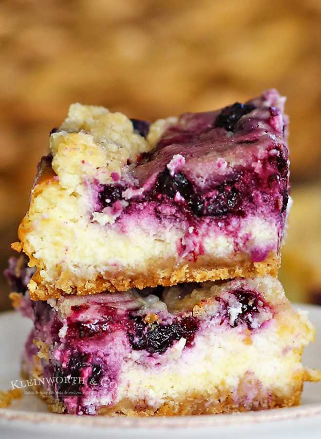 Blueberry Cheesecake Bars recipe