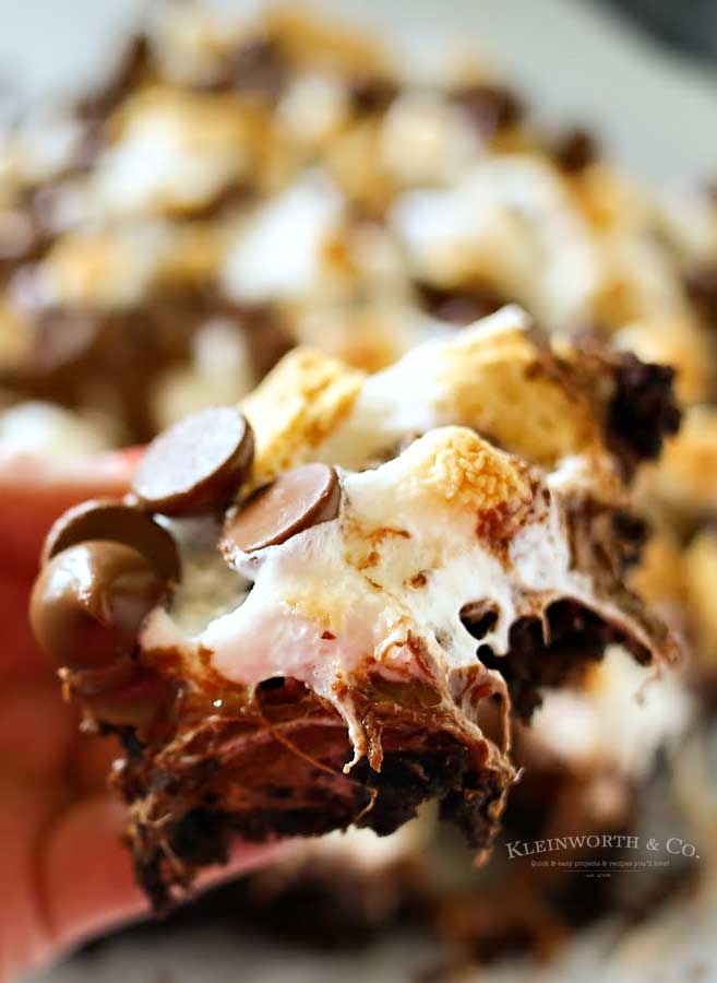 dessert recipe - Easy S’mores Brownies