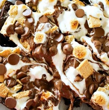 how to make Easy S’mores Brownies
