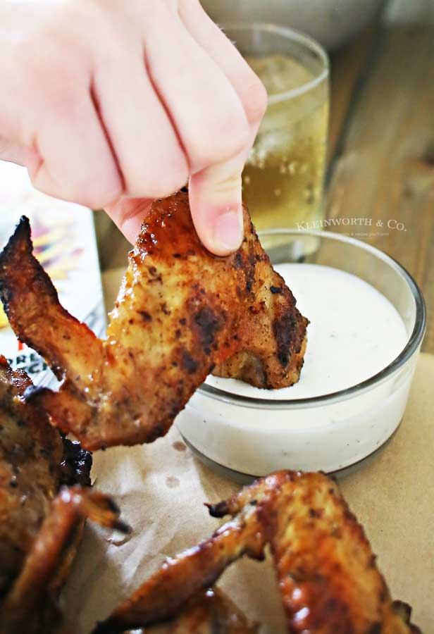how to grill chicken wings - Grilled Chicken Wings