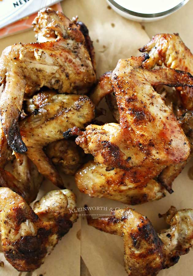 Grilled Chicken Wings - Kleinworth & Co