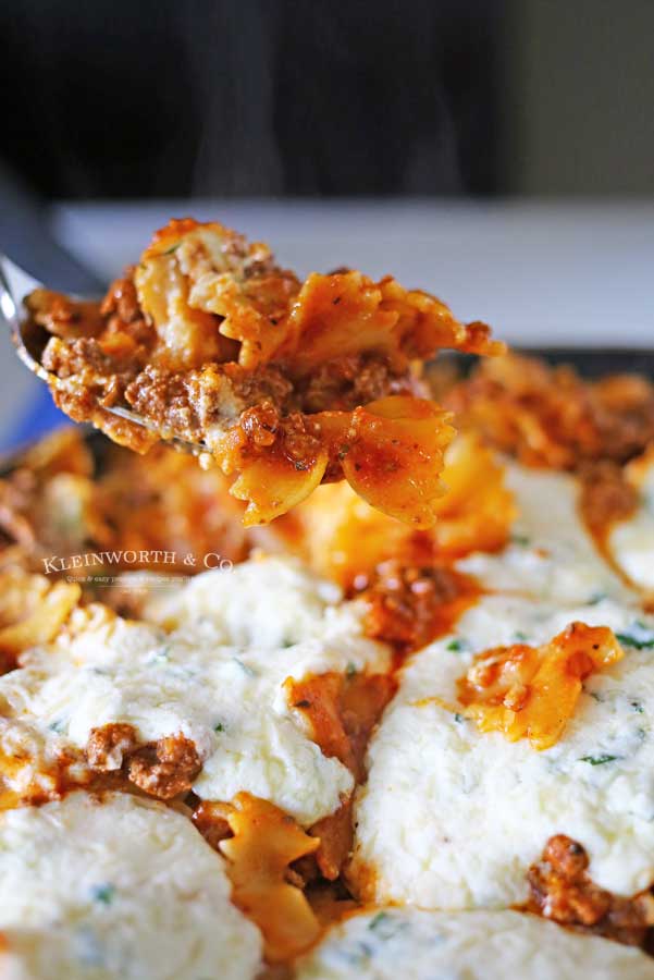 stove top lasagna, Skillet Lasagna