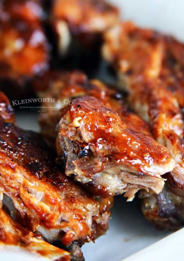summer recipe Baby Back Ribs