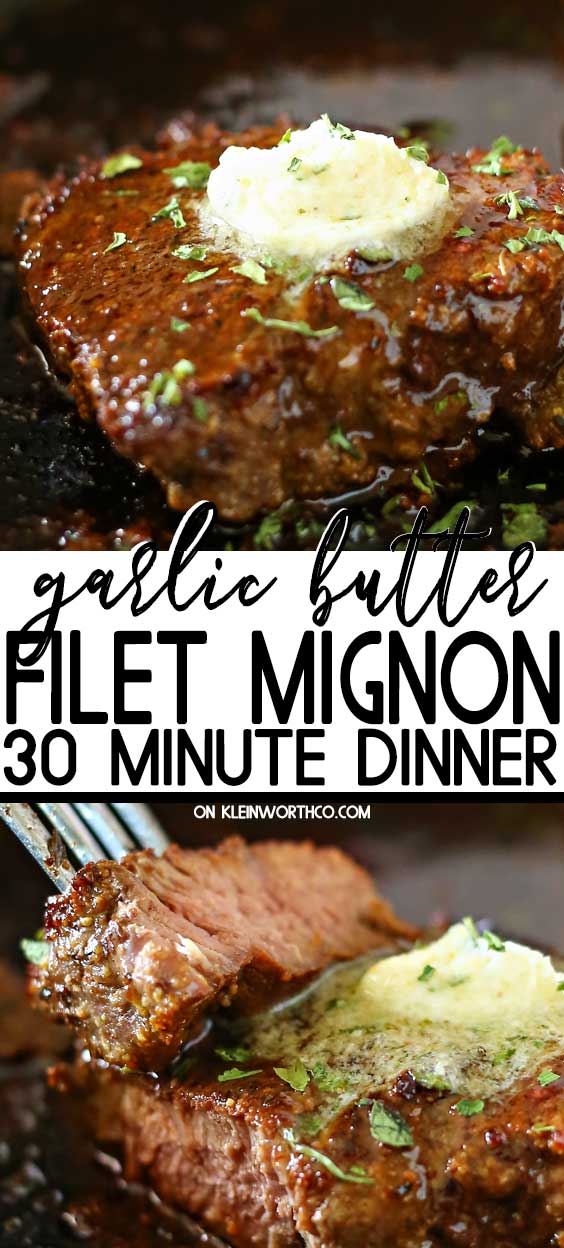 Garlic Butter Filet Mignon