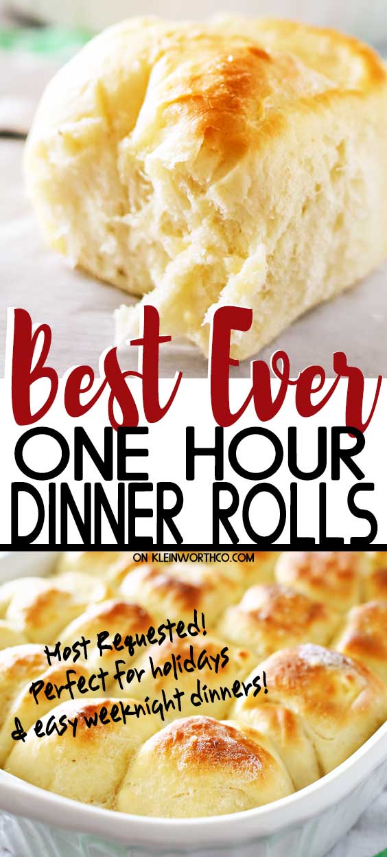 The BEST Buttery One-Hour Dinner Rolls