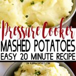 Pressure Cooker Mashed Potatoes