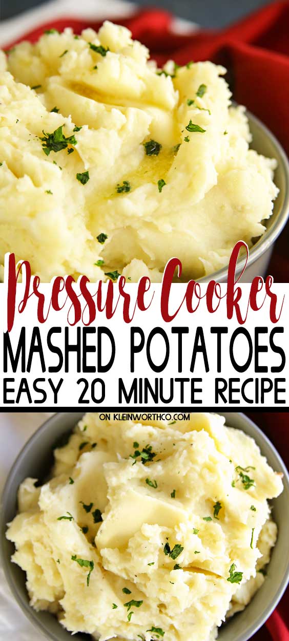 Pressure Cooker Mashed Potatoes