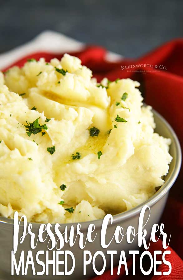 Pressure Cooker Mashed Potatoes