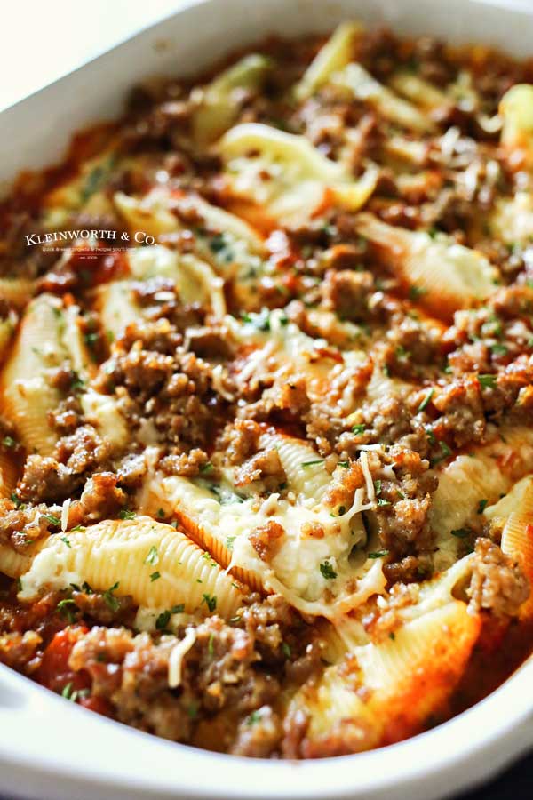 sausage Stuffed Shells